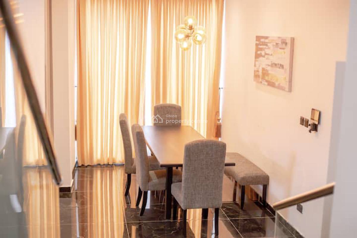 Furnished 4 Bedroom Duplex, Mahama Road, East Airport, Airport Residential Area, Accra, Detached Duplex for Rent