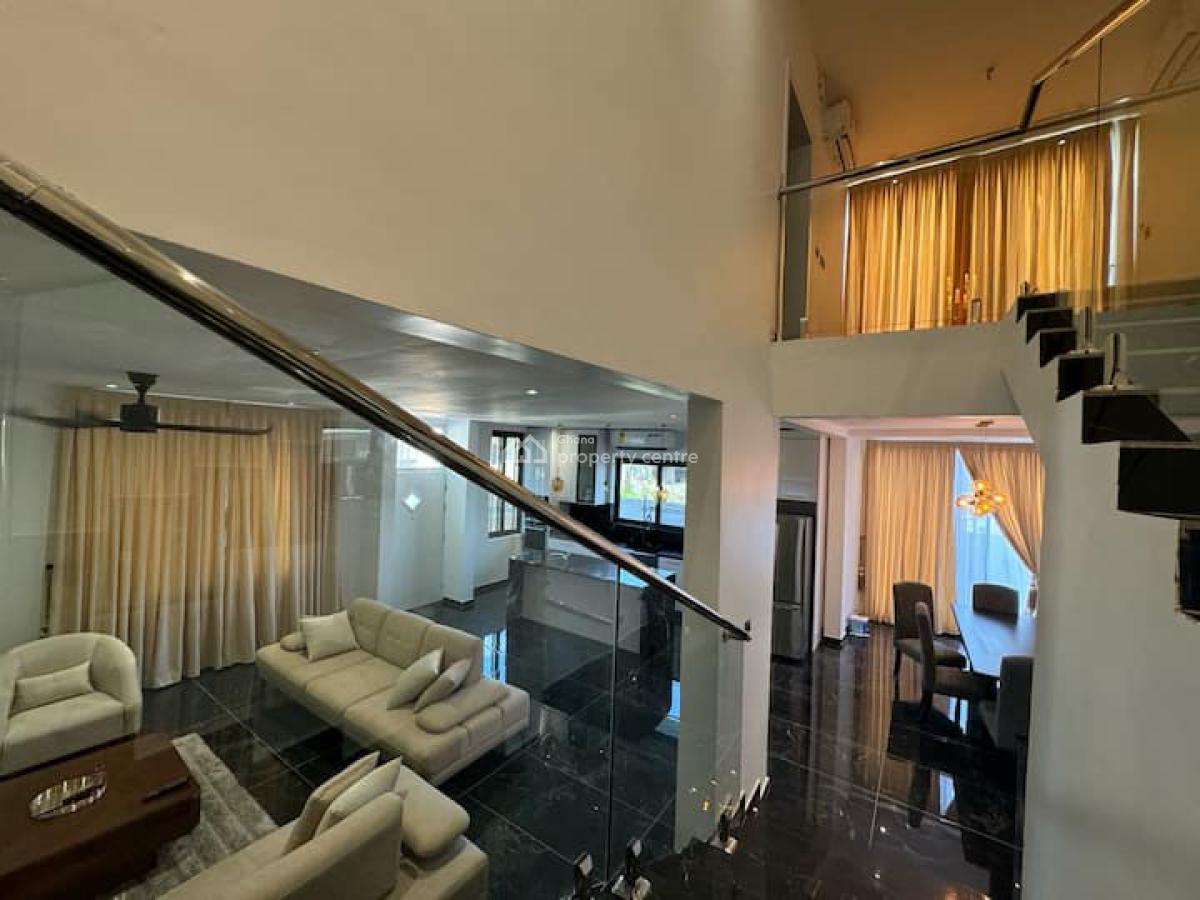 Furnished 4 Bedroom Duplex, Mahama Road, East Airport, Airport Residential Area, Accra, Detached Duplex for Rent