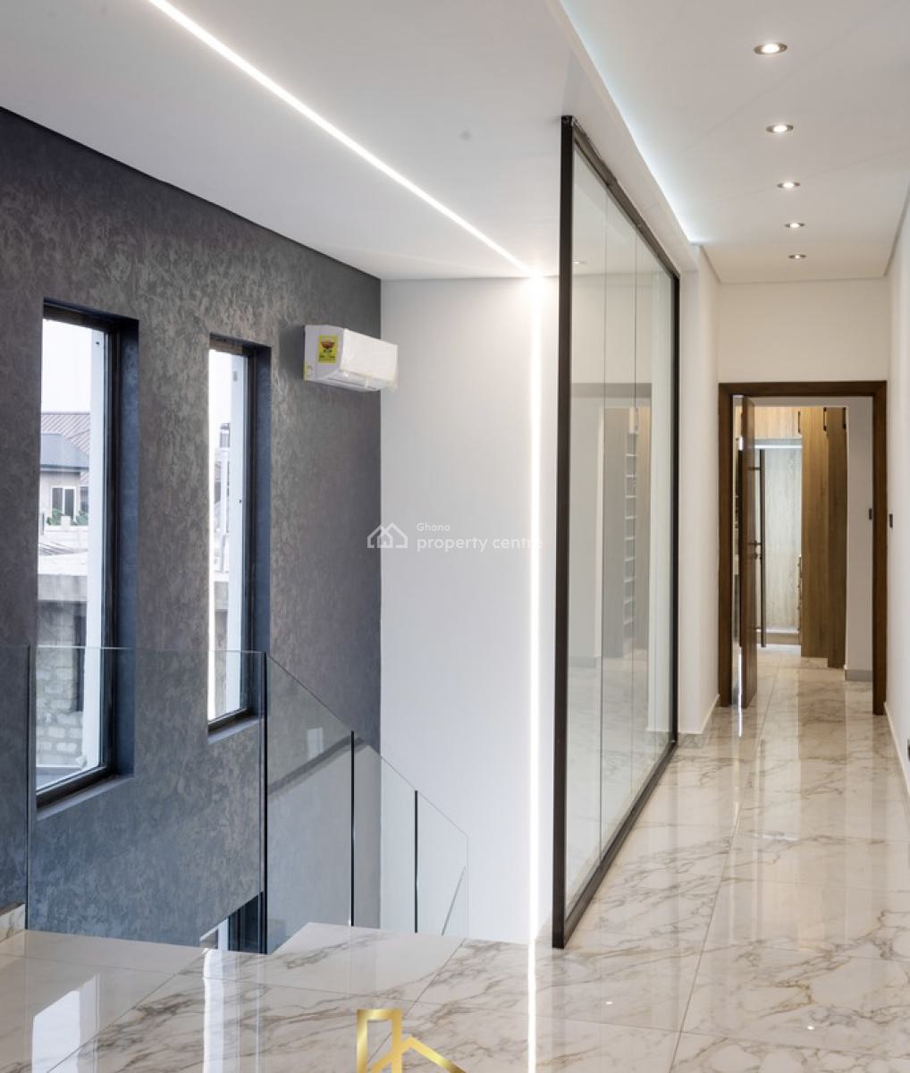 Detached 4 Bedroom Duplex with Swimming Pool, Mahama Road, East Airport, Airport Residential Area, Accra, Detached Duplex for Rent