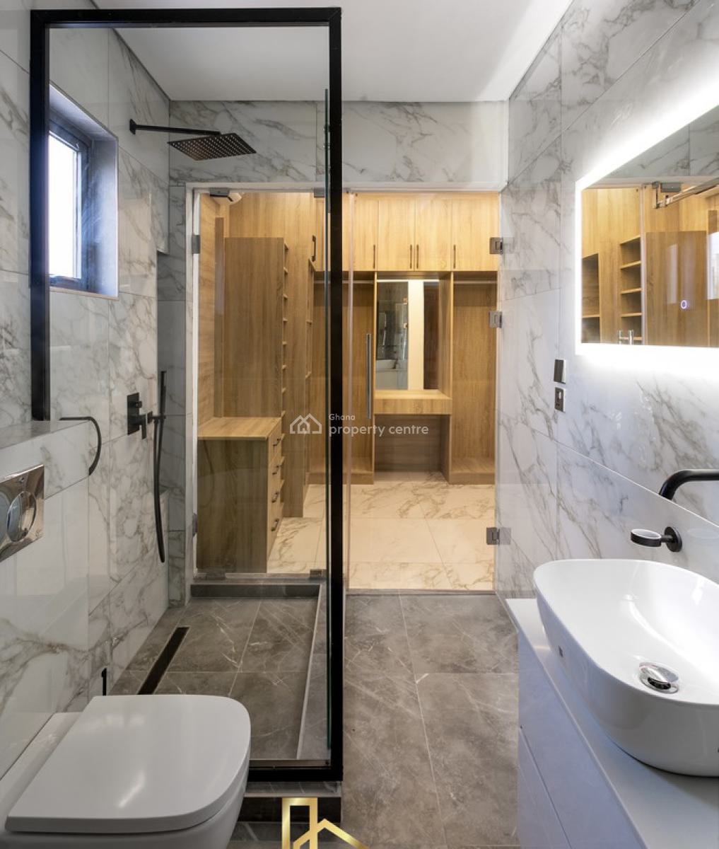 Detached 4 Bedroom Duplex with Swimming Pool, Mahama Road, East Airport, Airport Residential Area, Accra, Detached Duplex for Rent