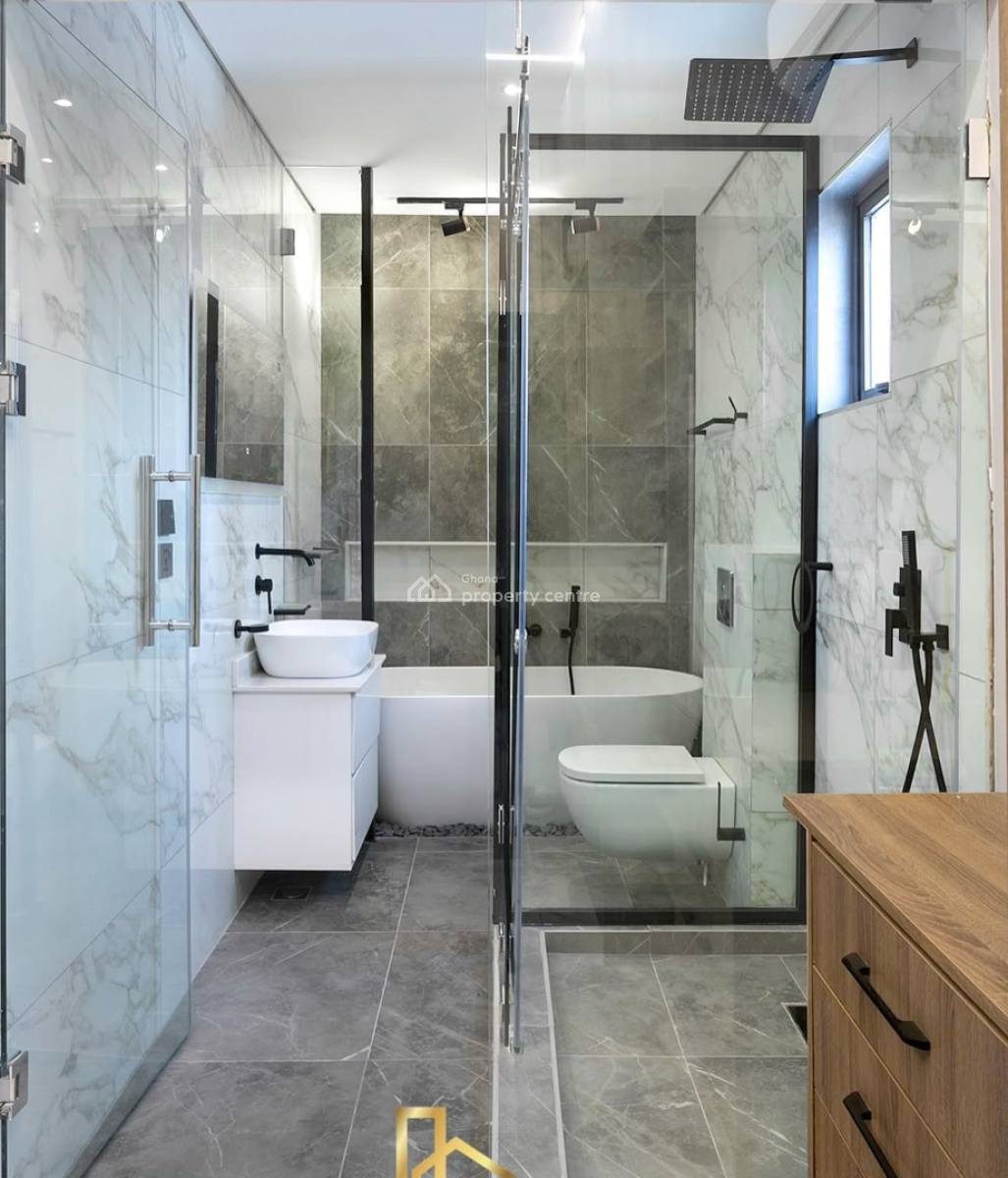 Detached 4 Bedroom Duplex with Swimming Pool, Mahama Road, East Airport, Airport Residential Area, Accra, Detached Duplex for Rent