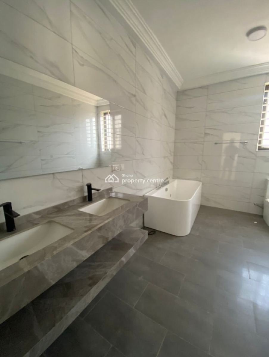 Detached 4 Bedroom Duplex with Rooftop Terrace, Mahama Road, East Airport, Airport Residential Area, Accra, Detached Duplex for Rent