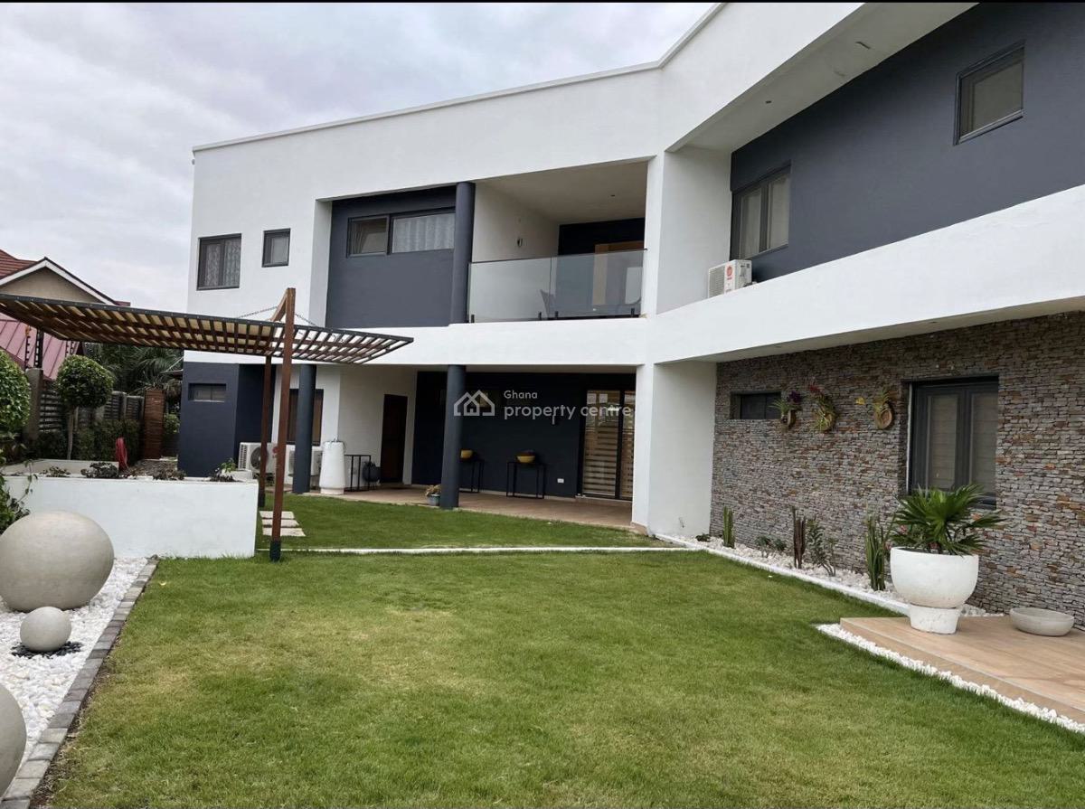 Detached 4 Bedroom Duplex with Swimming Pool and 2 Bedroom Outhouse, Tseaddo, East Airport, Airport Residential Area, Accra, Detached Duplex for Rent