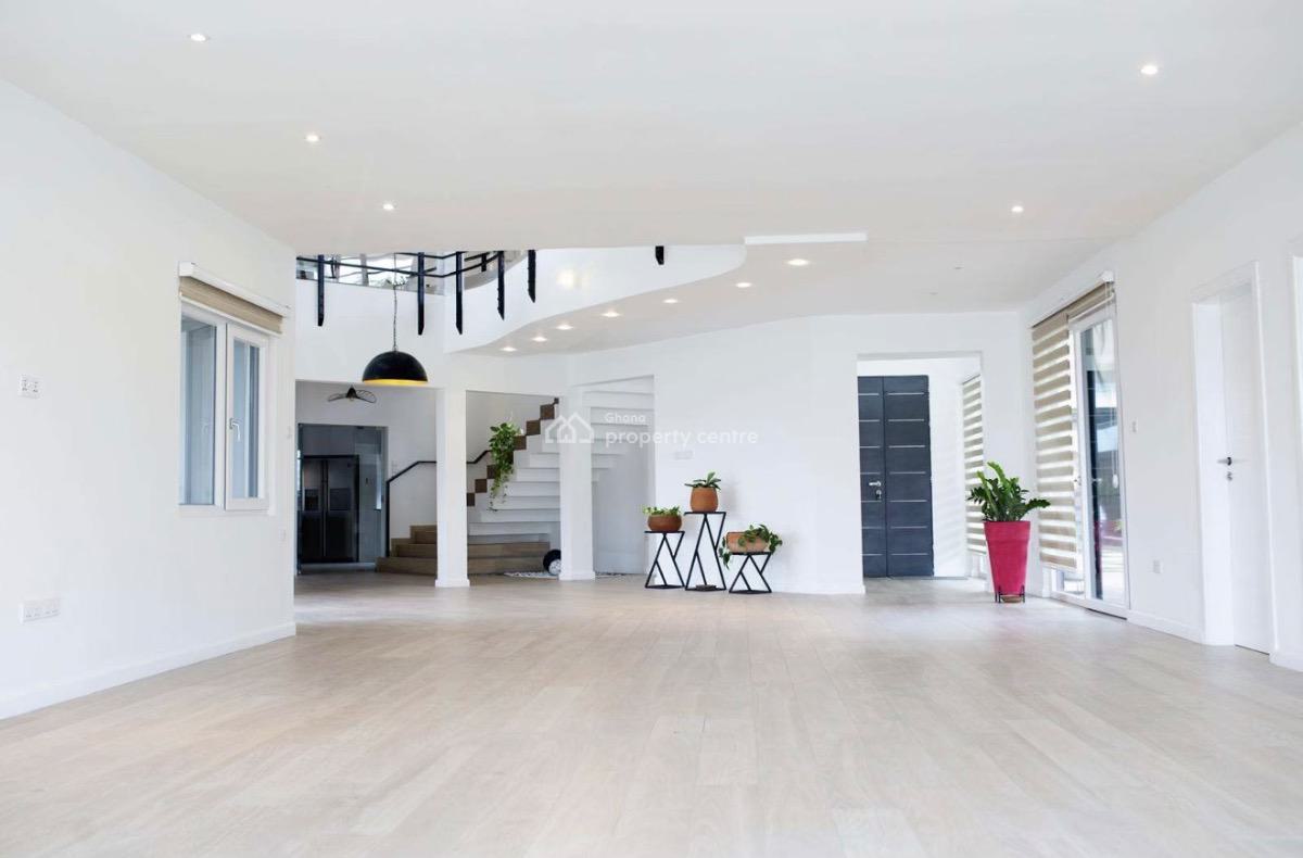 Detached 4 Bedroom Duplex with Swimming Pool and 2 Bedroom Outhouse, Tseaddo, East Airport, Airport Residential Area, Accra, Detached Duplex for Rent