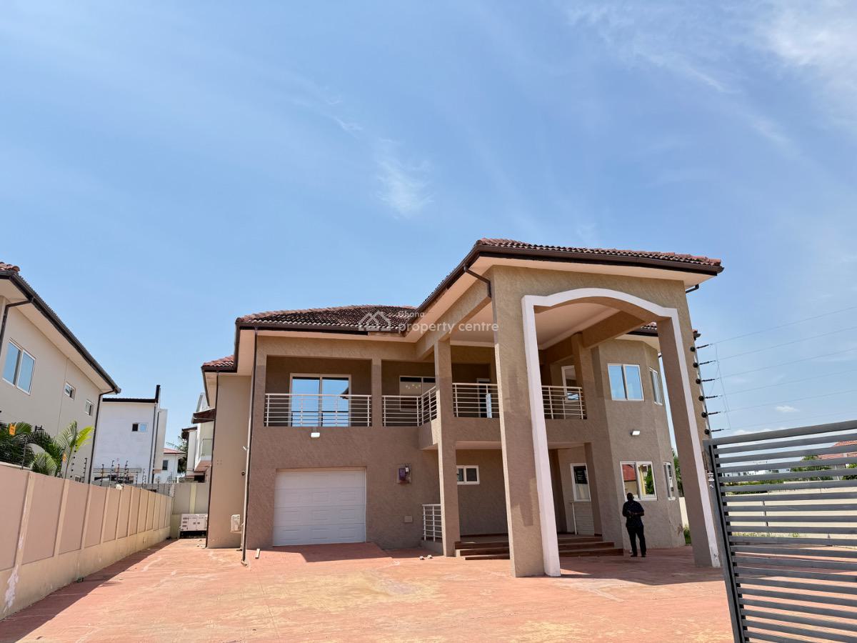 4 Bedroom Duplex with 2 Bedroom Staff Quarters in a Gated Community, East Airport, Airport Residential Area, Accra, Detached Duplex for Rent
