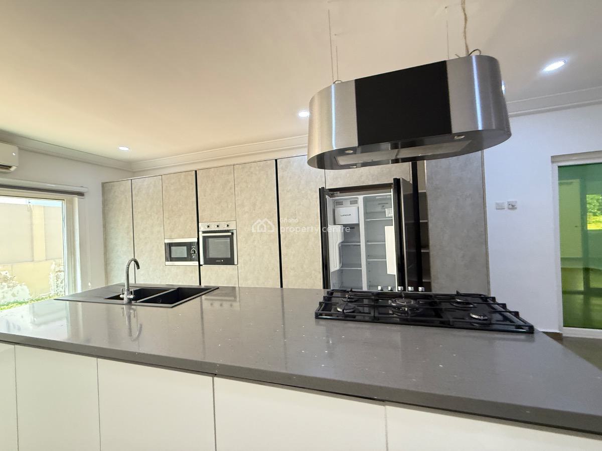 4 Bedroom Duplex with 2 Bedroom Staff Quarters in a Gated Community, East Airport, Airport Residential Area, Accra, Detached Duplex for Rent