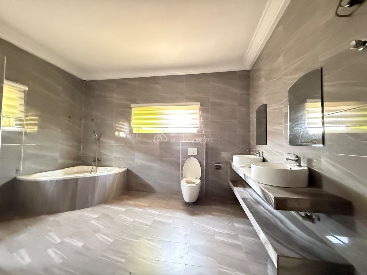 4 Bedroom Duplex with 2 Bedroom Staff Quarters in a Gated Community, East Airport, Airport Residential Area, Accra, Detached Duplex for Rent