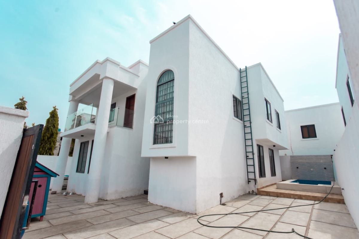 Furnished 3 Bedroom Duplex with Swimming Pool, Mahama Road, East Airport, Airport Residential Area, Accra, Detached Duplex for Rent