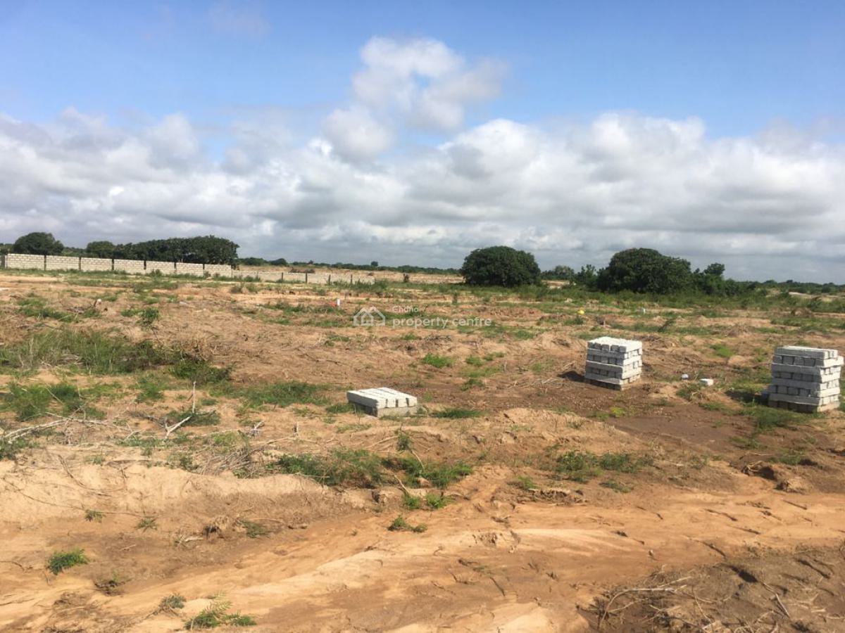 Demarcated & Registered Half Plots, Dawhenya, Tema, Accra, Residential Land for Sale