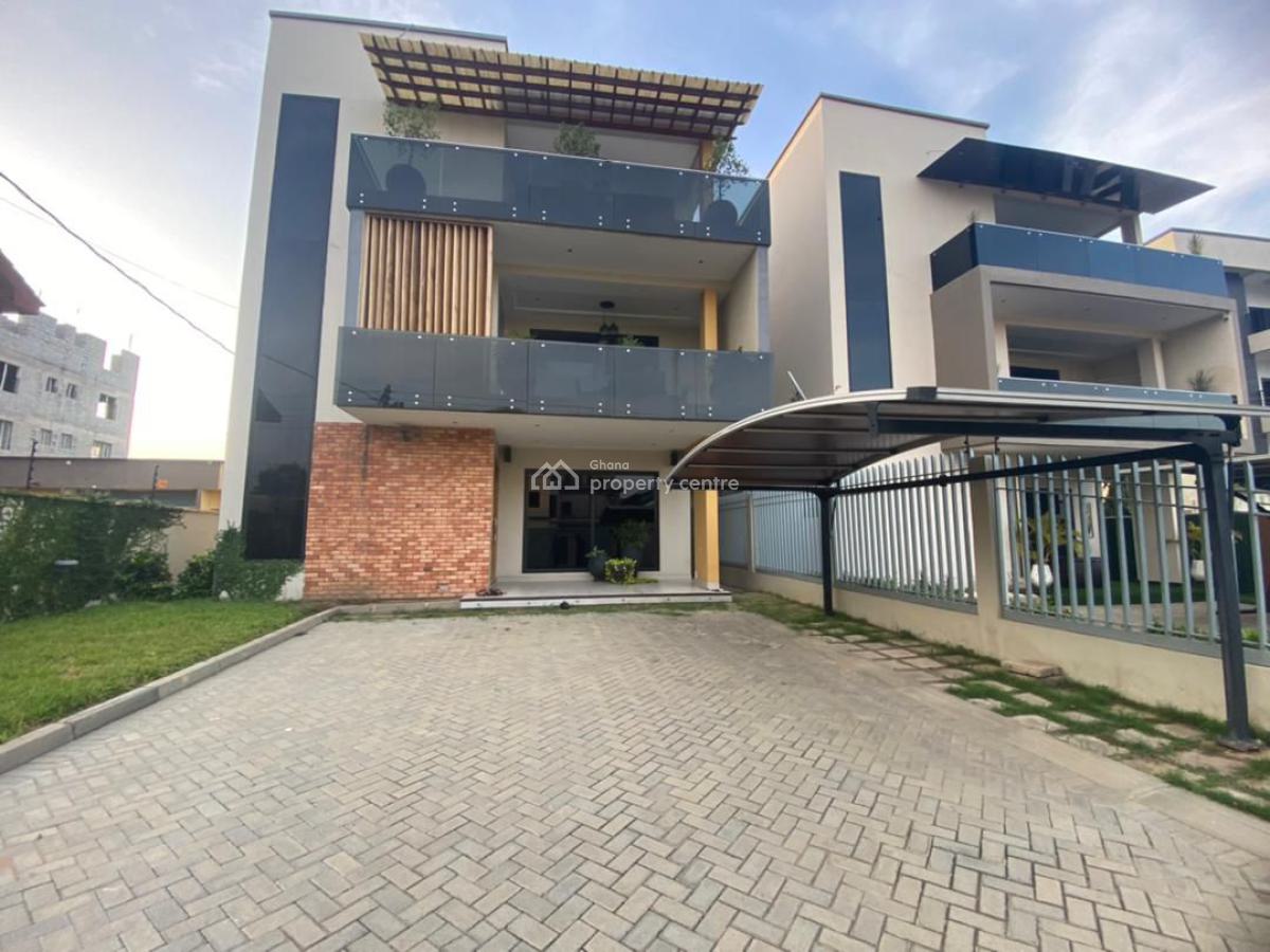 4 Bedroom House with Boys Quarter, Near a and C Mall, East Legon, Accra, House for Rent