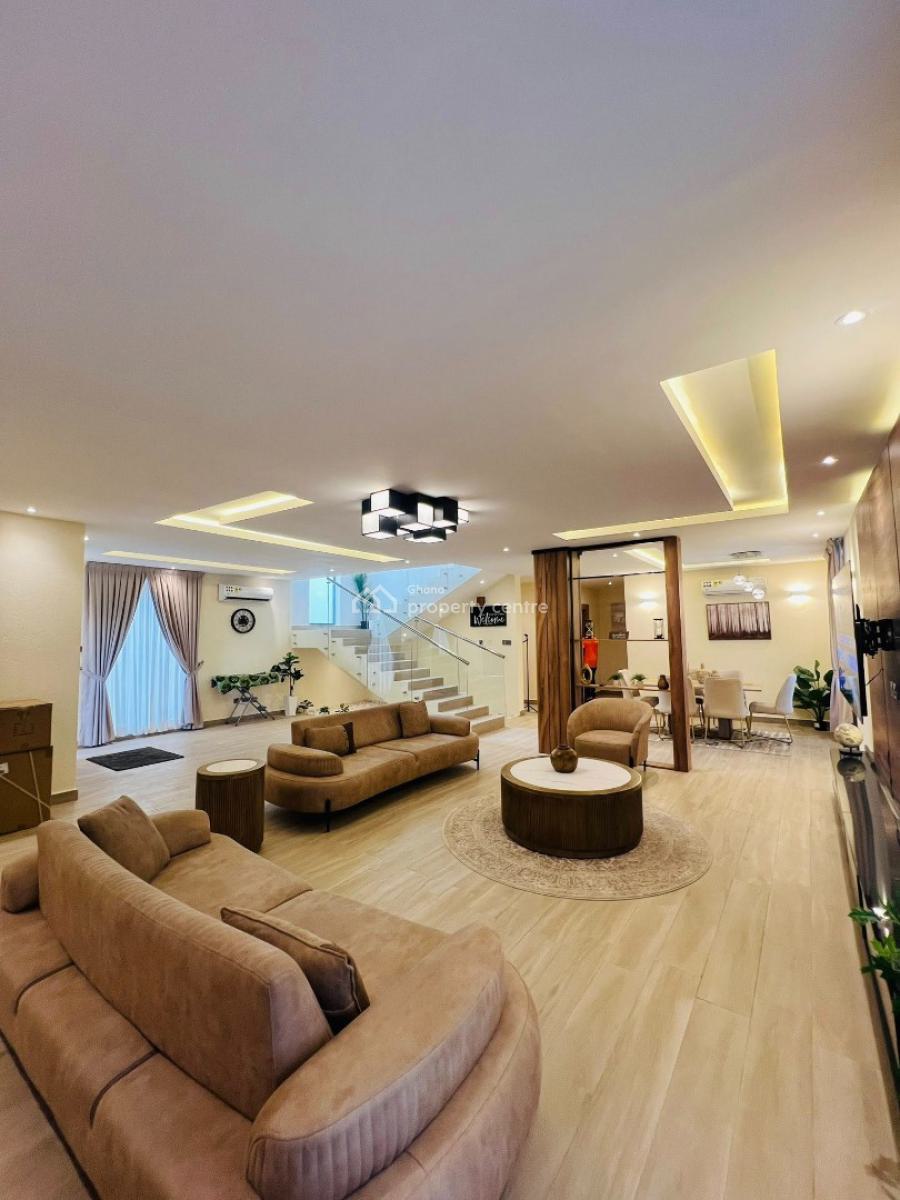 Executive Furnished 4 Bedrooms with Bq & Pool, Ashaley Botwe, Adenta Municipal, Accra, House for Sale