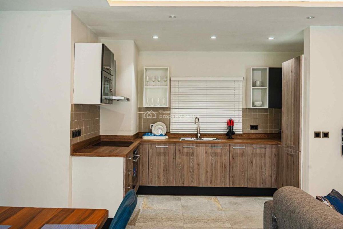 Furnished 1 Bedroom Apartment with Swimming Pool and Gym, Cantonments, Accra, Mini Flat for Rent