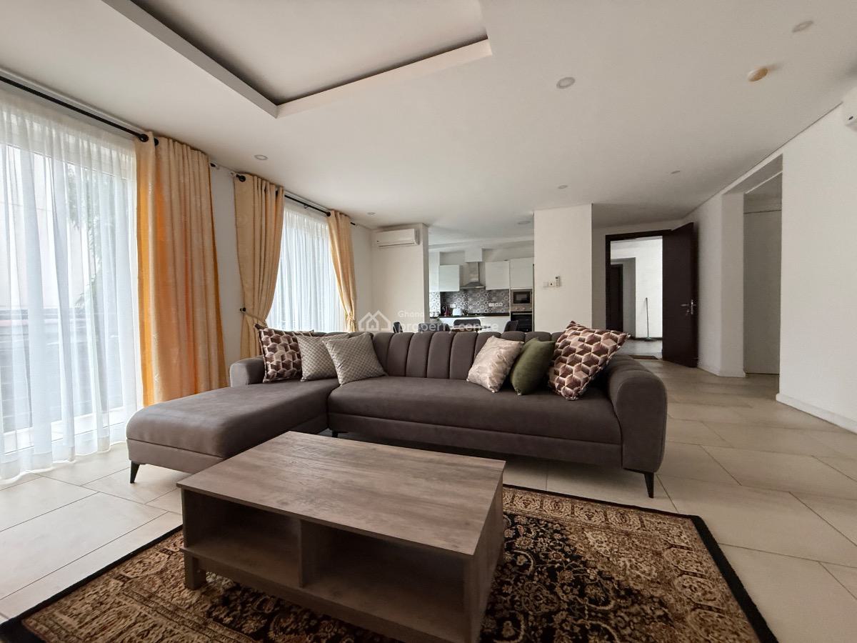 Furnished 3 Bedroom Apartment with Swimming Pool, Airport Residential Area, Accra, Apartment for Rent