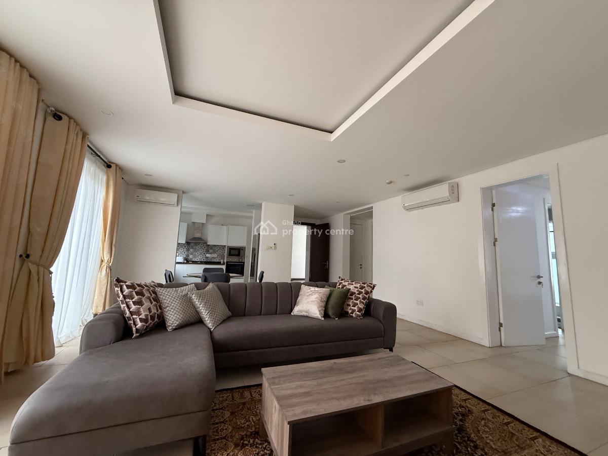 Furnished 3 Bedroom Apartment with Swimming Pool, Airport Residential Area, Accra, Apartment for Rent