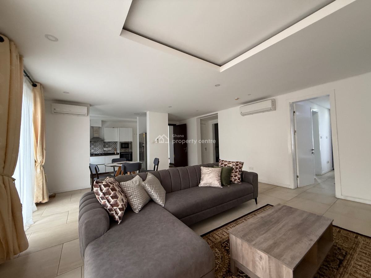 Furnished 3 Bedroom Apartment with Swimming Pool, Airport Residential Area, Accra, Apartment for Rent