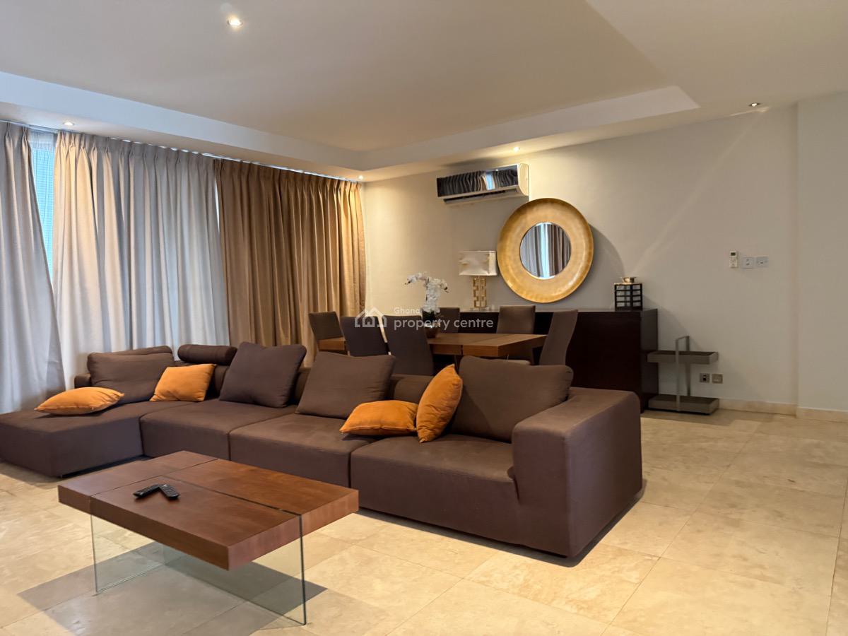 Furnished 3 Bedroom Apartment with Swimming Pool and Gym, Airport Residential Area, Accra, Apartment for Rent