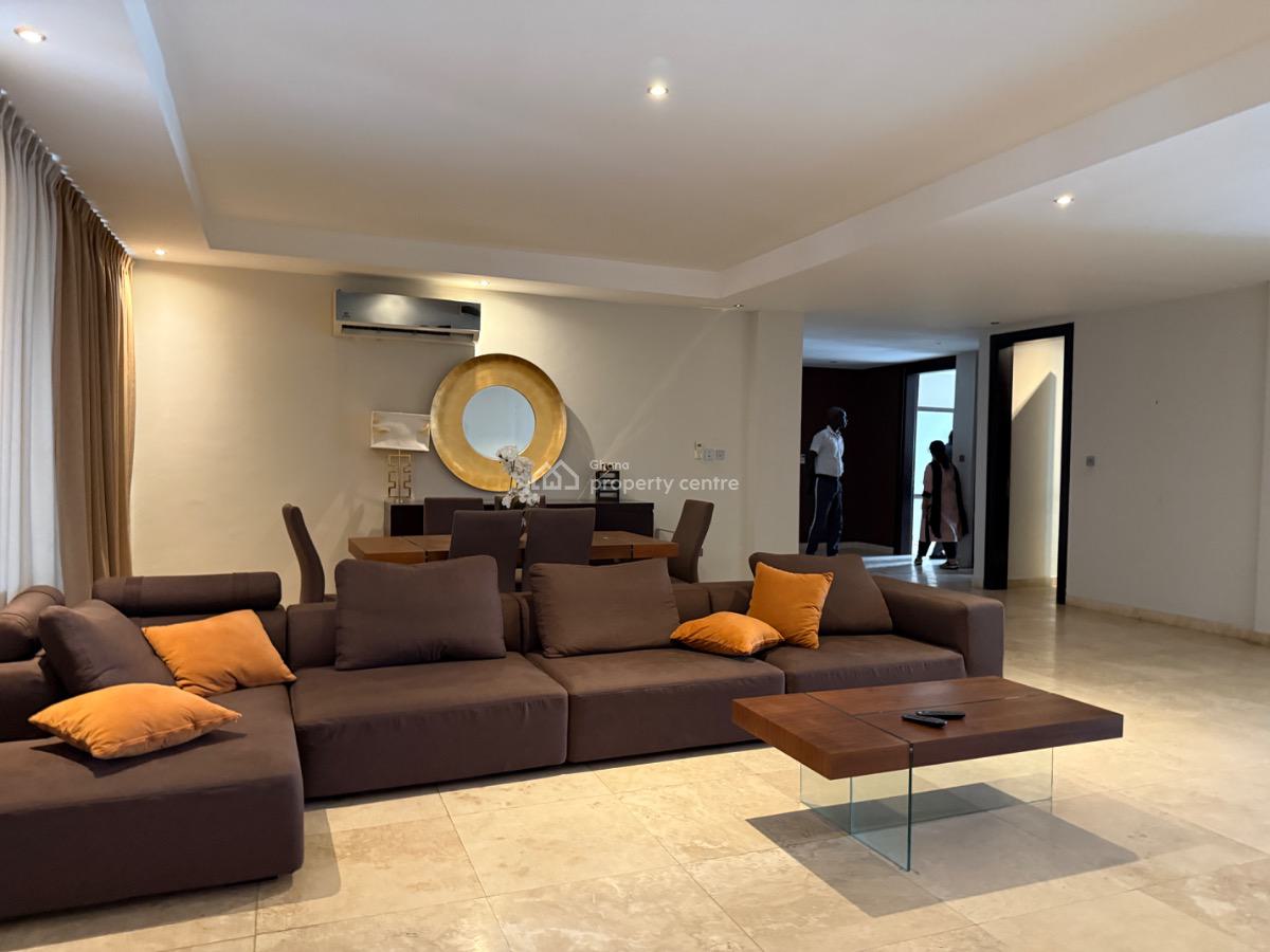 Furnished 3 Bedroom Apartment with Swimming Pool and Gym, Airport Residential Area, Accra, Apartment for Rent