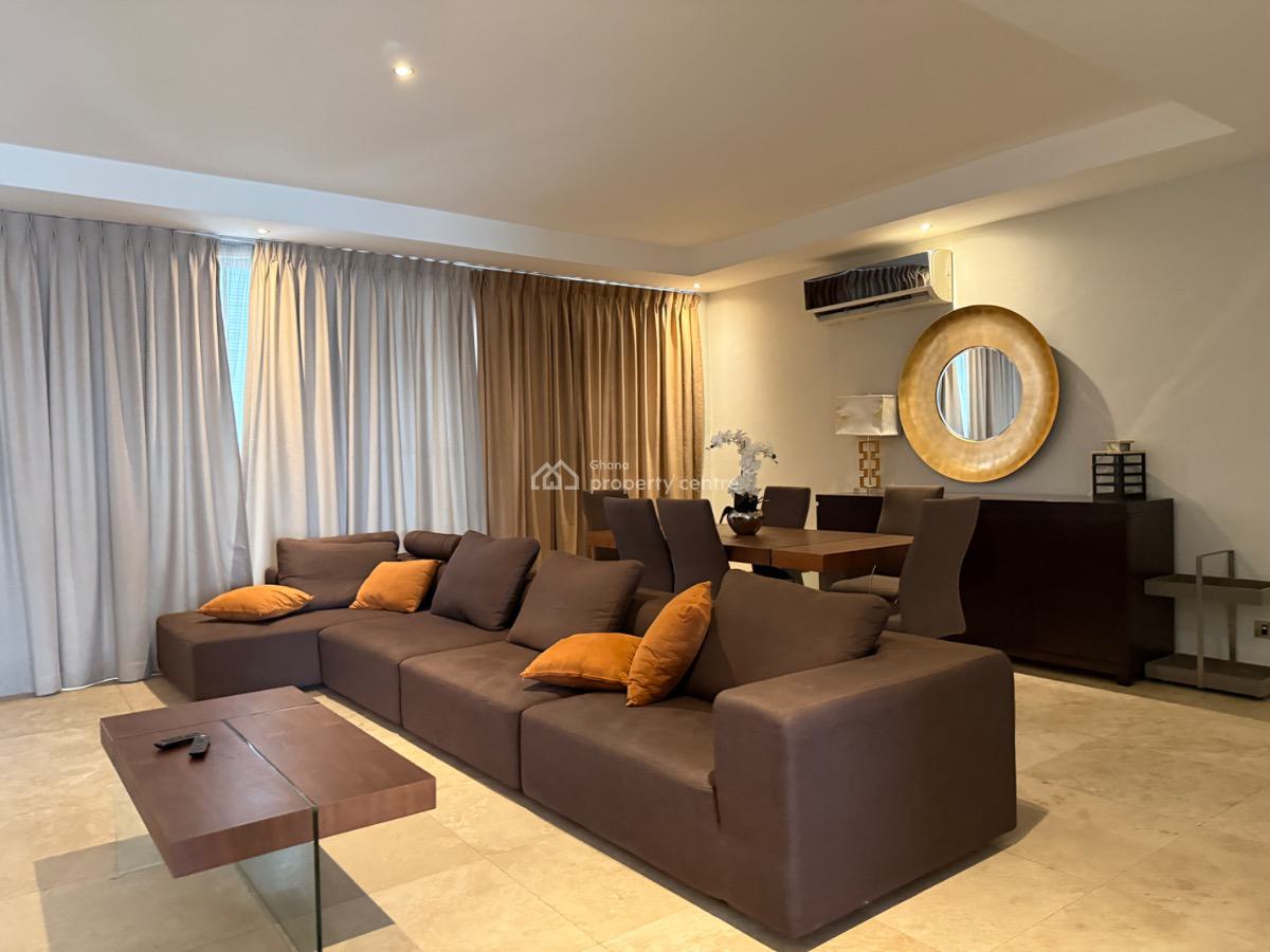 Furnished 3 Bedroom Apartment with Swimming Pool and Gym, Airport Residential Area, Accra, Apartment for Rent