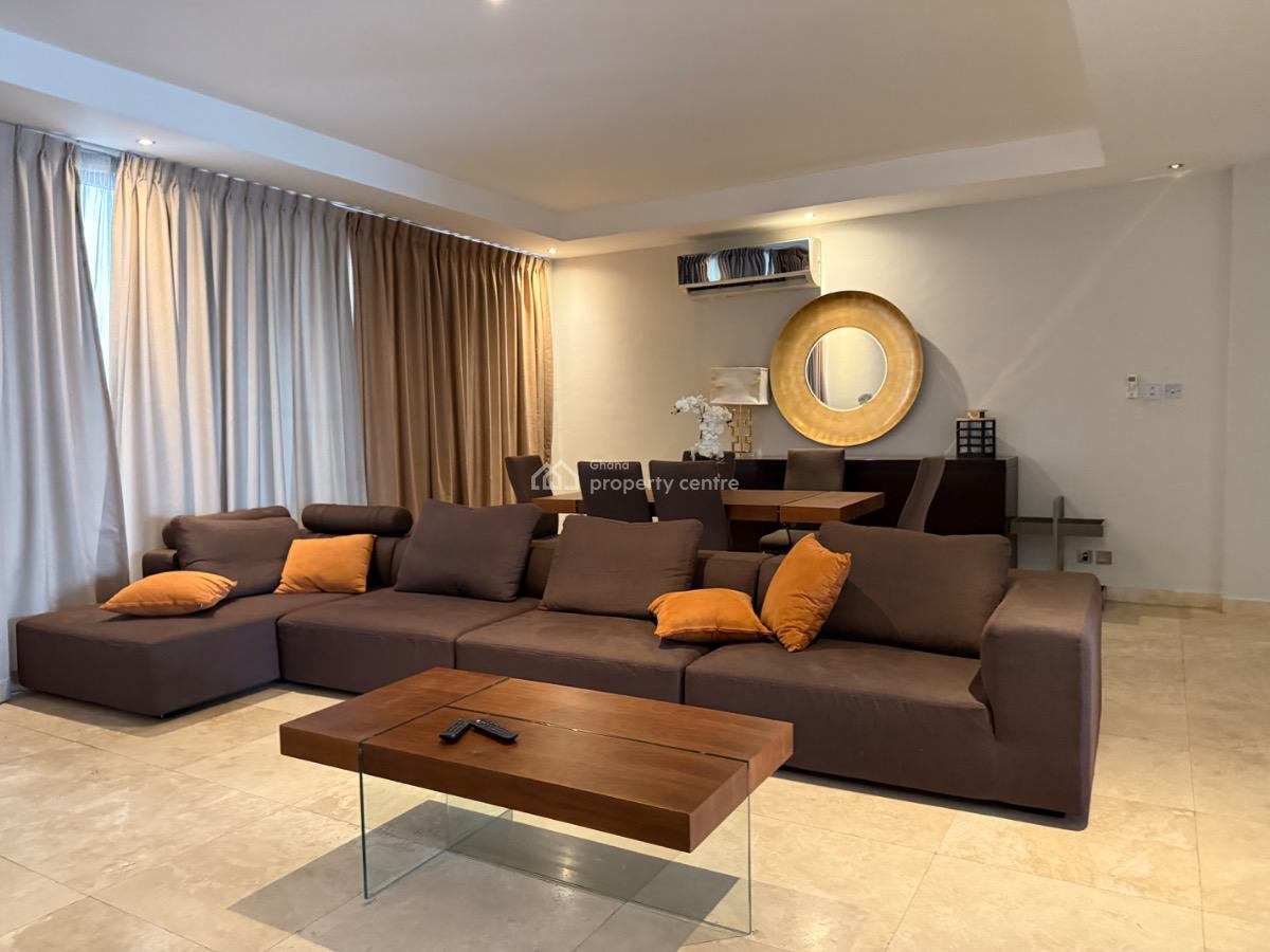 Furnished 3 Bedroom Apartment with Swimming Pool and Gym, Airport Residential Area, Accra, Apartment for Rent