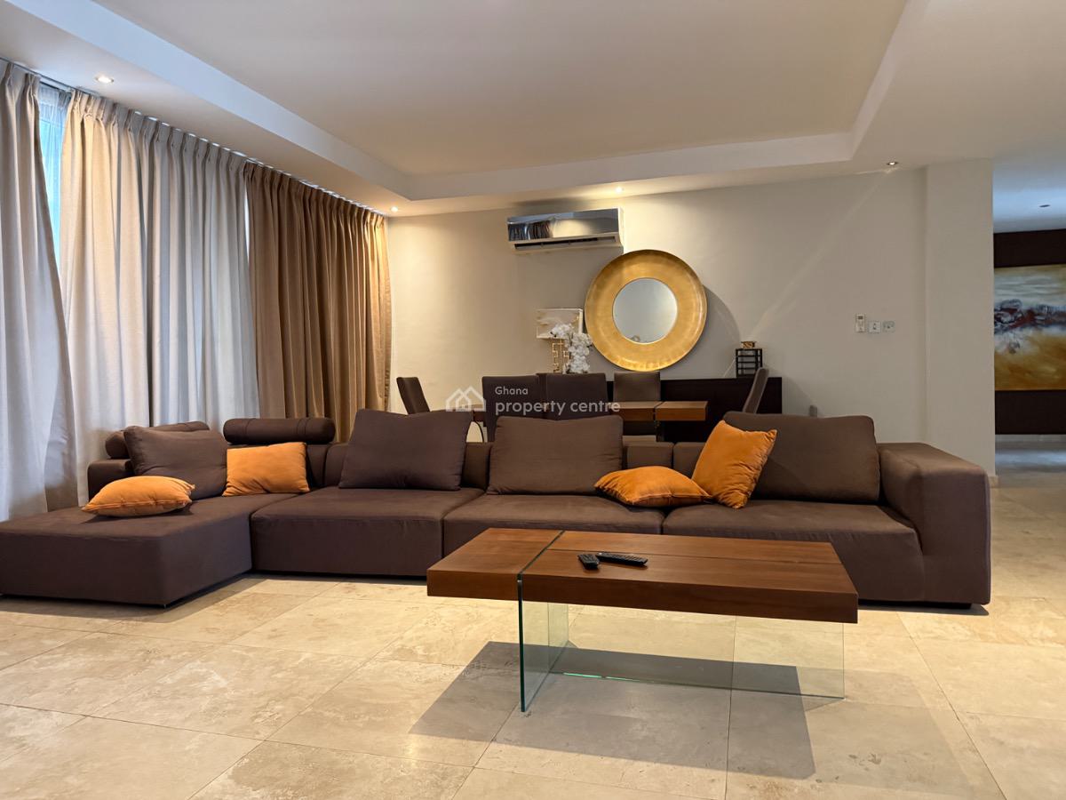 Furnished 3 Bedroom Apartment with Swimming Pool and Gym, Airport Residential Area, Accra, Apartment for Rent