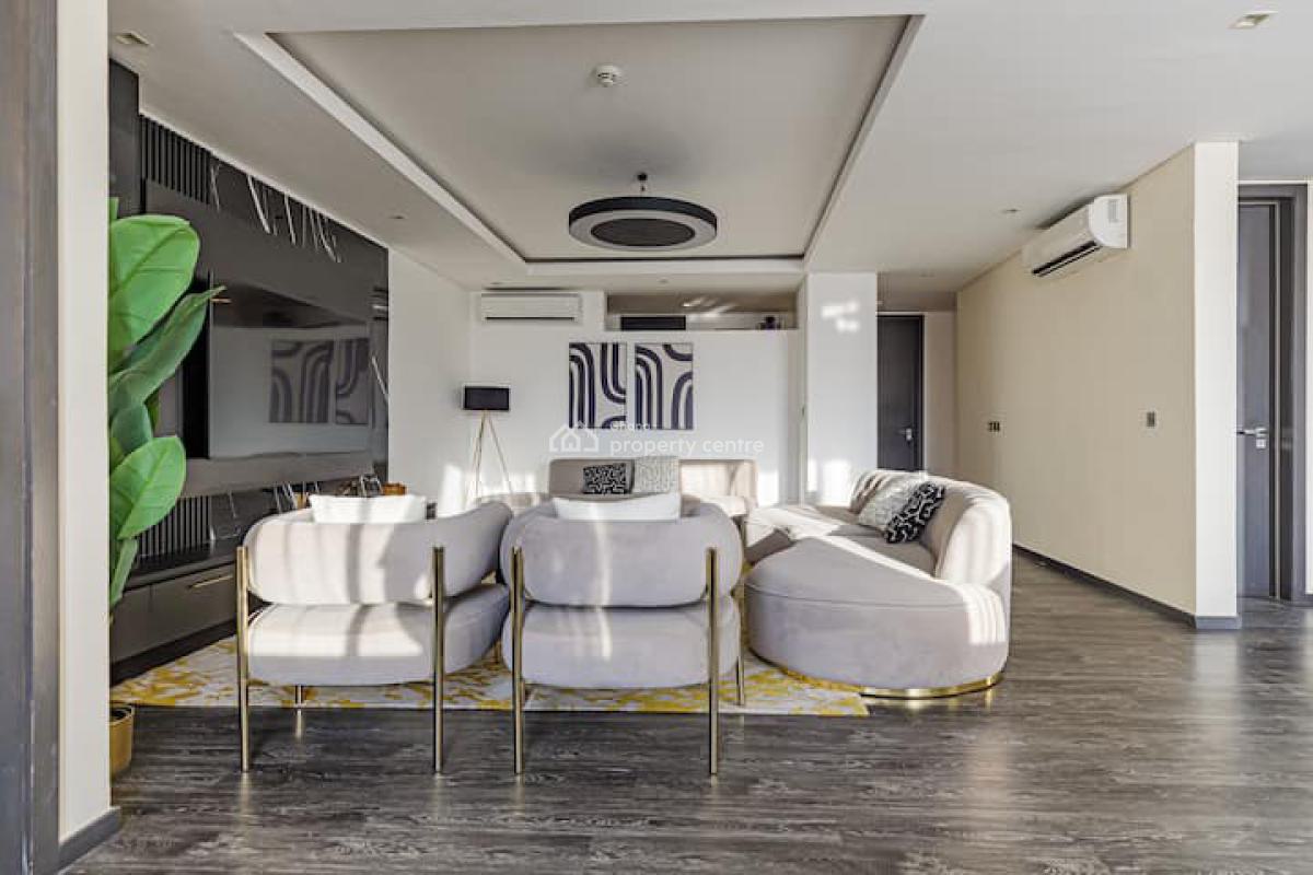 Furnished 3 Bedroom Apartment with Staff Quarters and Swimming Pool, West Airport, Airport Residential Area, Accra, Apartment for Rent