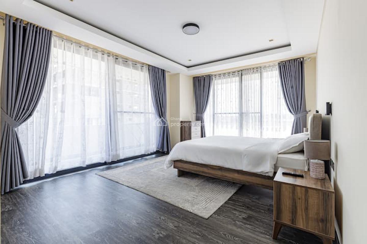 Furnished 3 Bedroom Apartment with Staff Quarters and Swimming Pool, West Airport, Airport Residential Area, Accra, Apartment for Rent