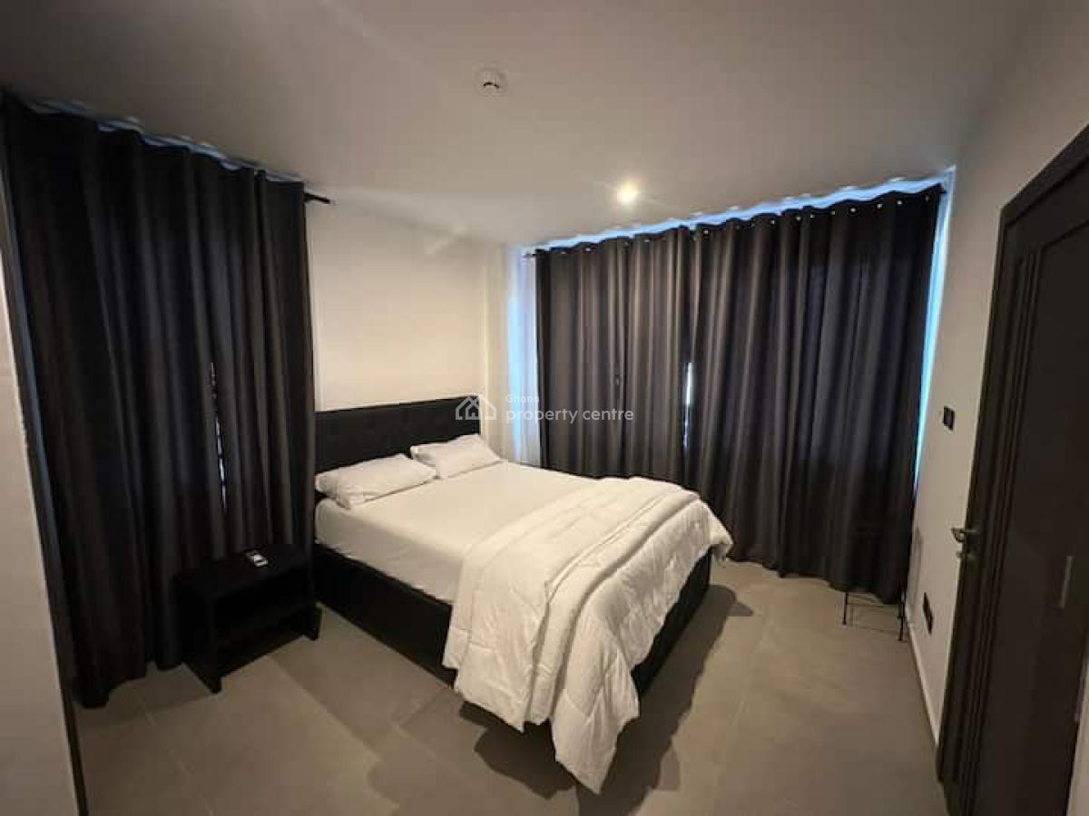 Furnished 1 Bedroom Apartment with Swimming Pool, Tseaddo, East Airport, Airport Residential Area, Accra, Mini Flat for Rent