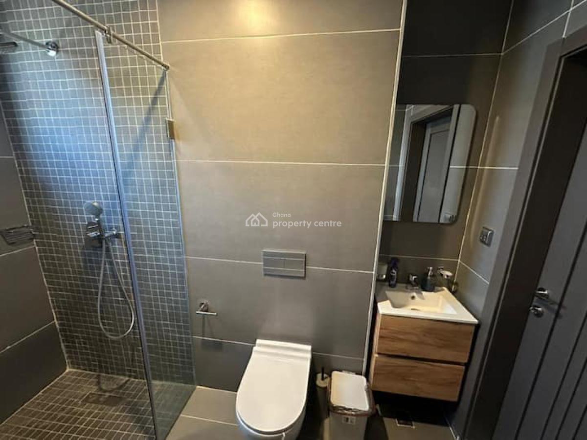 Furnished 1 Bedroom Apartment with Swimming Pool, Tseaddo, East Airport, Airport Residential Area, Accra, Mini Flat for Rent