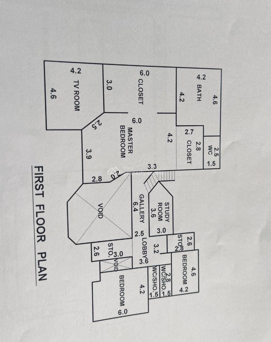 Furnished Home- 4-bedrooms - 2 Bq, Hfc Eatates, Baatsonaa, Spintex, Accra, House for Sale