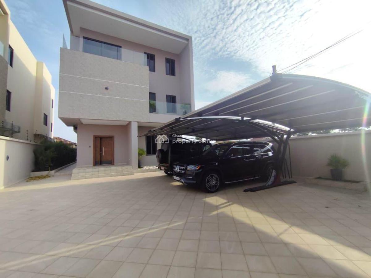 Newly  Built  6 Bedroom House with Boys Quarters, American House, East Legon, Accra, House for Rent