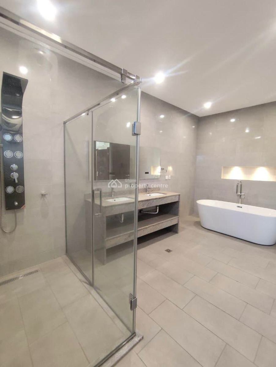 Newly  Built  6 Bedroom House with Boys Quarters, American House, East Legon, Accra, House for Rent