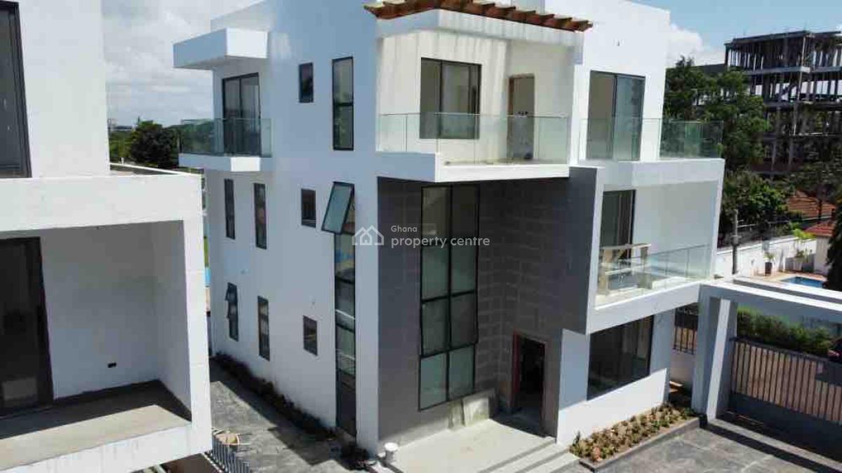 Furnished 4 Bedrooms Duplex with Study in a Gated Community with Pool, Cantonments, Accra, Townhouse for Rent