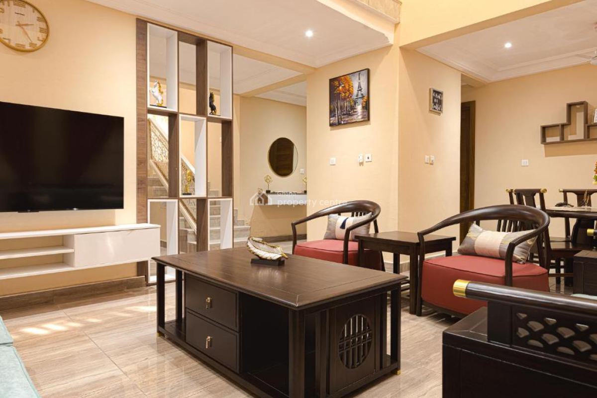 Furnished 4 Bedroom Duplex, East Airport, Airport Residential Area, Accra, Detached Duplex for Rent