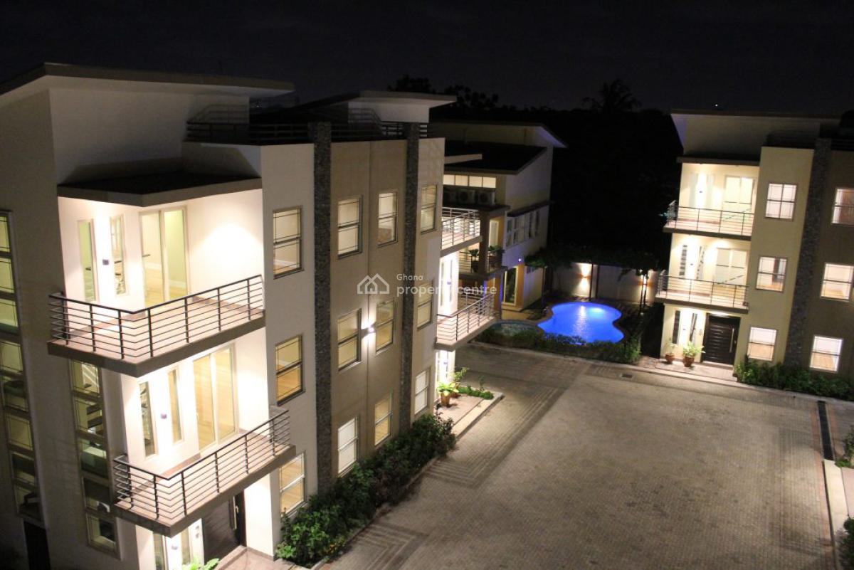 3 Bedroom Townhouse with Staff Quarters in a Gated Community with Pool, Cantonments, Accra, Townhouse for Rent