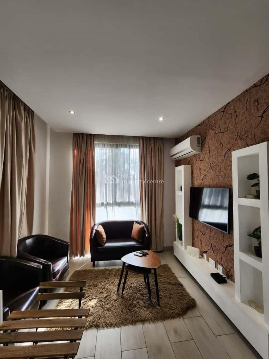 Furnished 1 Bedroom Apartment with Swimming Pool, Cantonments, Accra, Mini Flat for Rent