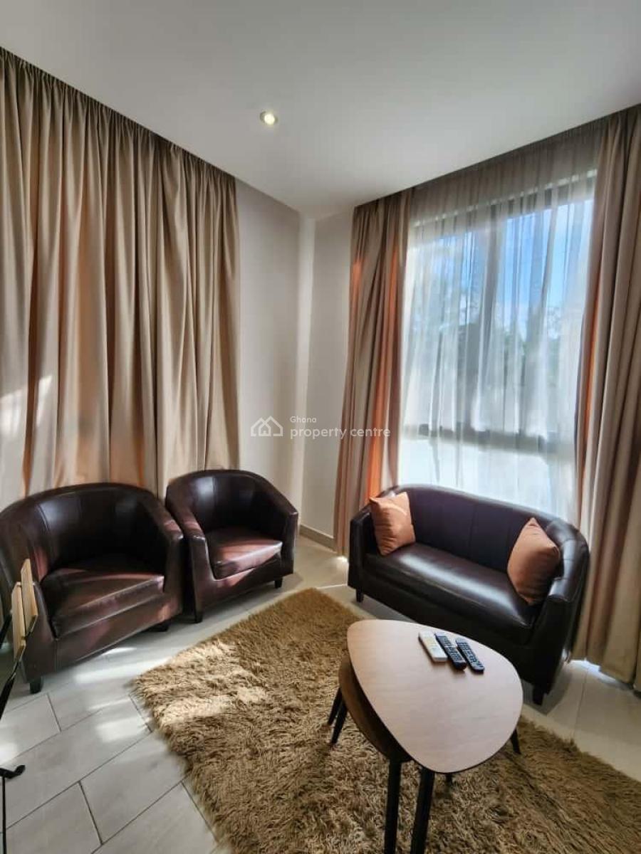 Furnished 1 Bedroom Apartment with Swimming Pool, Cantonments, Accra, Mini Flat for Rent