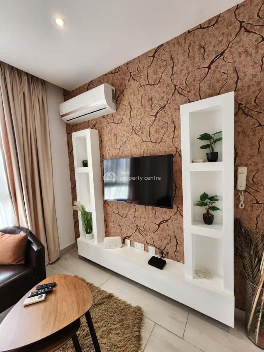 Furnished 1 Bedroom Apartment with Swimming Pool, Cantonments, Accra, Mini Flat for Rent