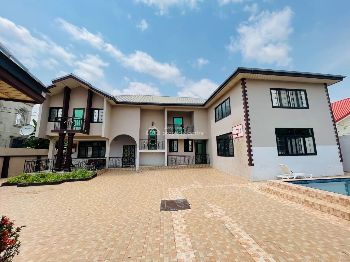 7 Bedrooms. with Swiming Pool Sermi Furnished, Trassaco, East Legon, Accra, House for Sale