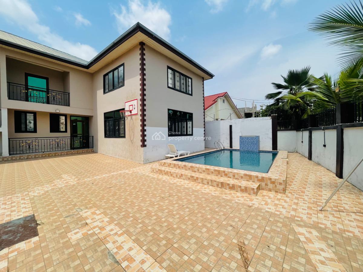 7 Bedrooms. with Swiming Pool Sermi Furnished, Trassaco, East Legon, Accra, House for Sale