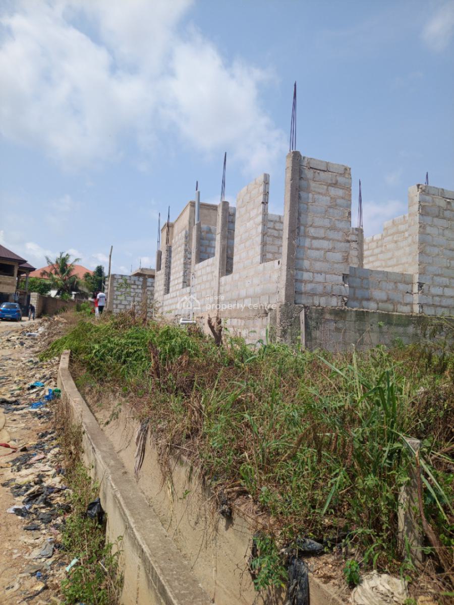 Uncompleted 5 Master Bedroom Storey House, Top Base, Gbawe, Ga South Municipal, Accra, Detached Bungalow for Sale