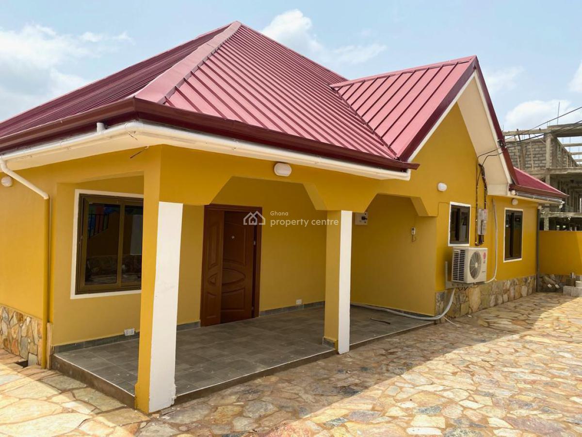 New 3 Master Bedrooms House, Adjen Kotoku Onion Market Area, Amasaman, Ga West Municipal, Accra, Detached Bungalow for Sale