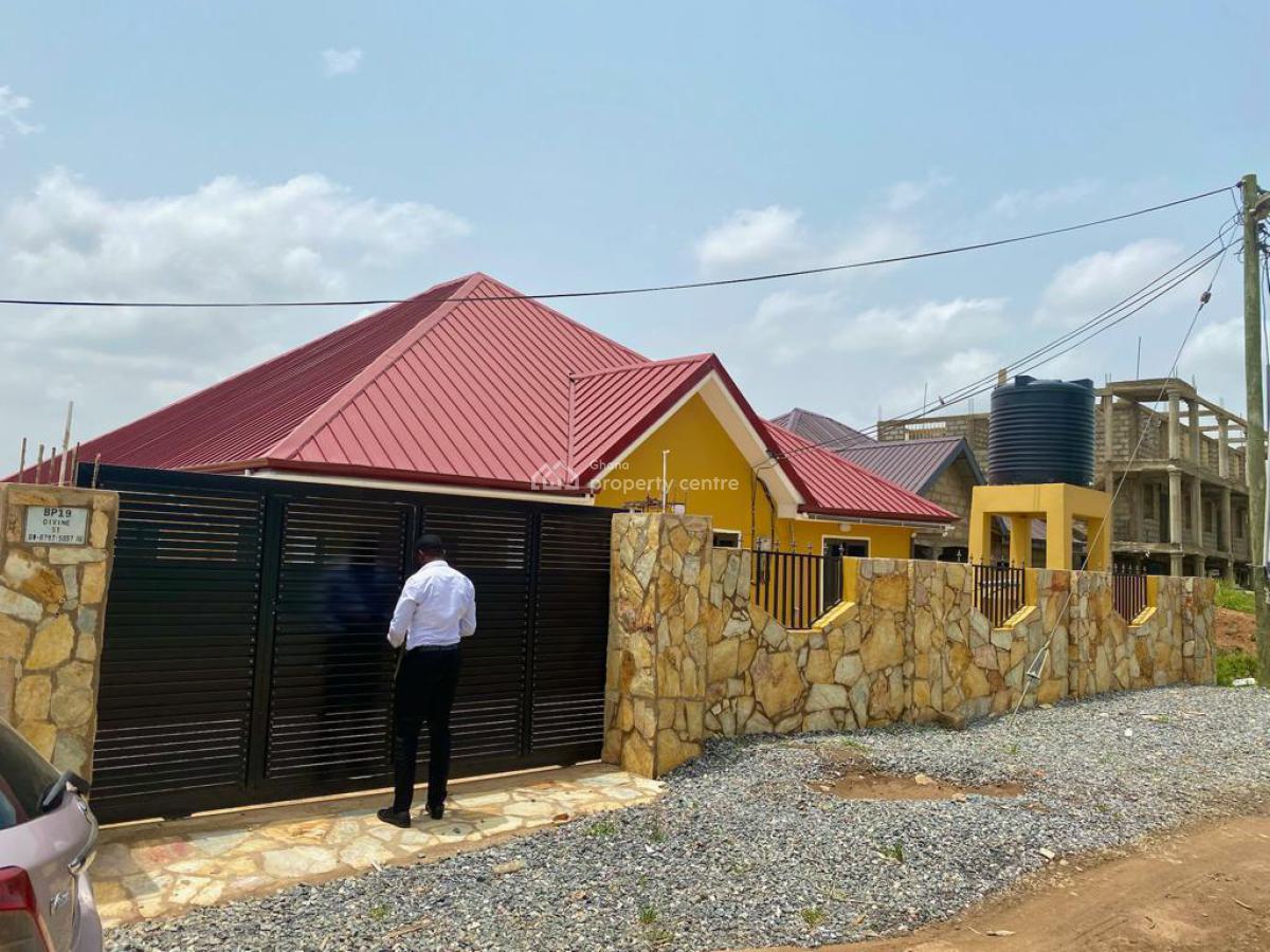New 3 Master Bedrooms House, Adjen Kotoku Onion Market Area, Amasaman, Ga West Municipal, Accra, Detached Bungalow for Sale