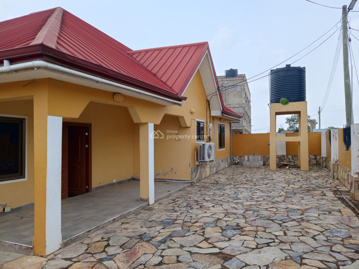 New 3 Master Bedrooms House, Adjen Kotoku Onion Market Area, Amasaman, Ga West Municipal, Accra, Detached Bungalow for Sale
