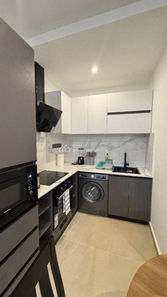 Furnished 1 Bedroom Apartment with Swimming, Gym and Rooftop Lounge, Tseaddo, East Airport, Airport Residential Area, Accra, Mini Flat for Sale