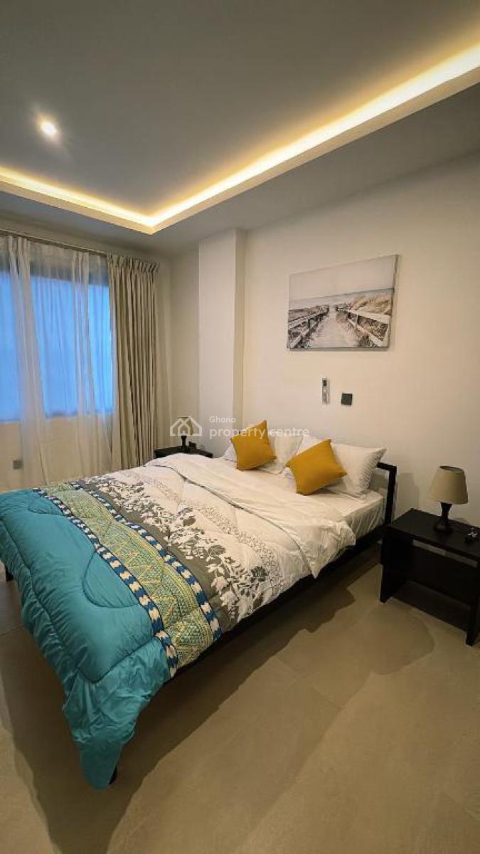Furnished 1 Bedroom Apartment with Swimming, Gym and Rooftop Lounge, Tseaddo, East Airport, Airport Residential Area, Accra, Mini Flat for Sale