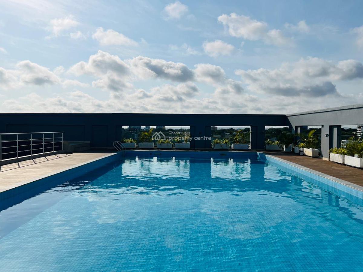 1 Bedroom Apartment with Rooftop Swimming Pool and Gym, Osu, Accra, Mini Flat for Sale