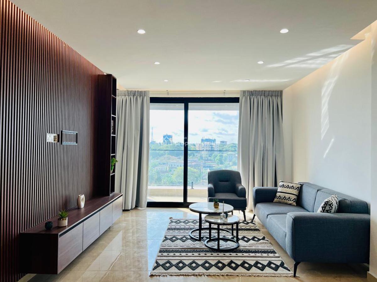 Furnished 1 Bedroom Apartment with Swimming Pool, Gym, and Lounge, Osu, Accra, Mini Flat for Rent