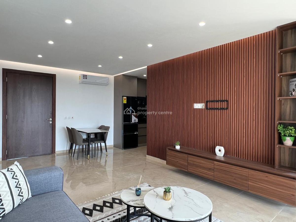 Furnished 1 Bedroom Apartment with Swimming Pool, Gym, and Lounge, Osu, Accra, Mini Flat for Rent