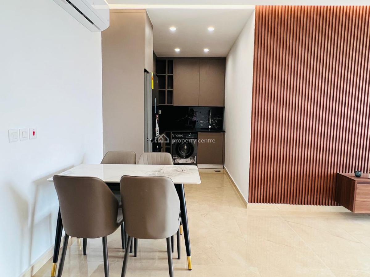 Furnished 1 Bedroom Apartment with Swimming Pool, Gym, and Lounge, Osu, Accra, Mini Flat for Rent