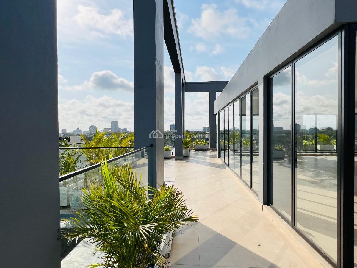 Furnished 1 Bedroom Apartment with Swimming Pool, Gym, and Lounge, Osu, Accra, Mini Flat for Rent